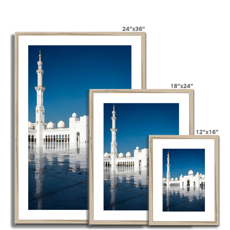 Sheikh Zayed 4 Framed Print | Ayaz Ali