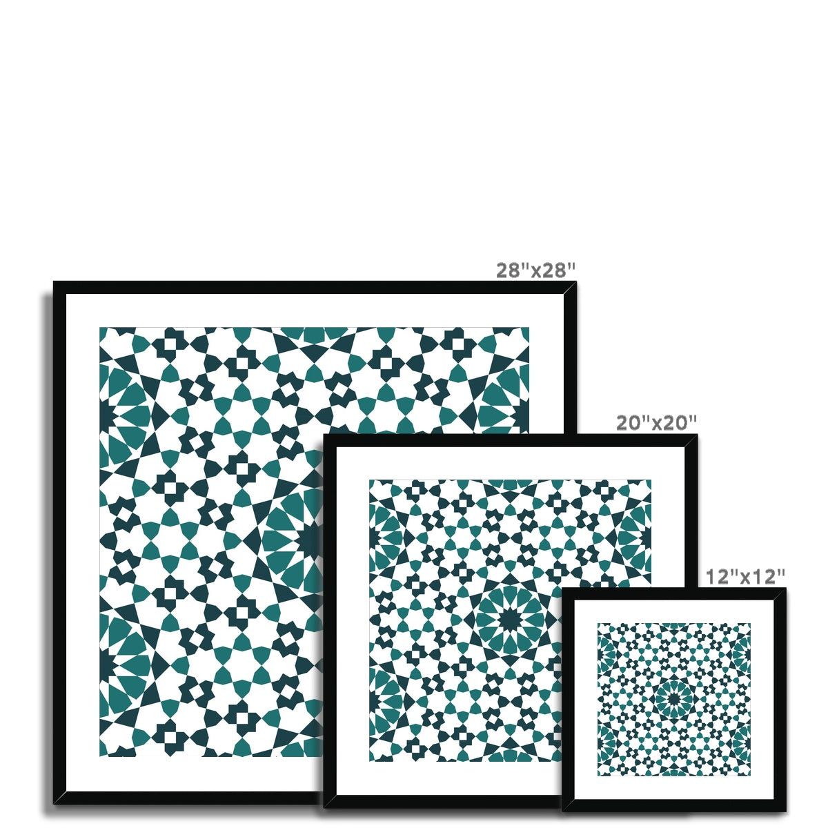Twelve Sun and Birds | Islam Farid Framed & Mounted Print