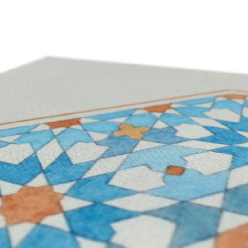Blue Octagon Canvas| Marido Coulon