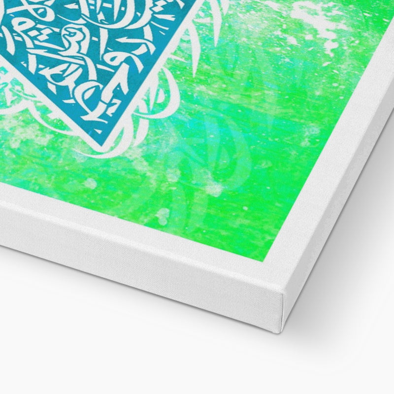 Calligraffiti Triangle Canvas | Teakster