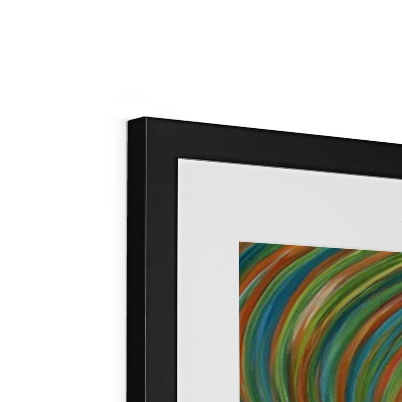 Allah Swirl Framed Print | Siddiqa Juma