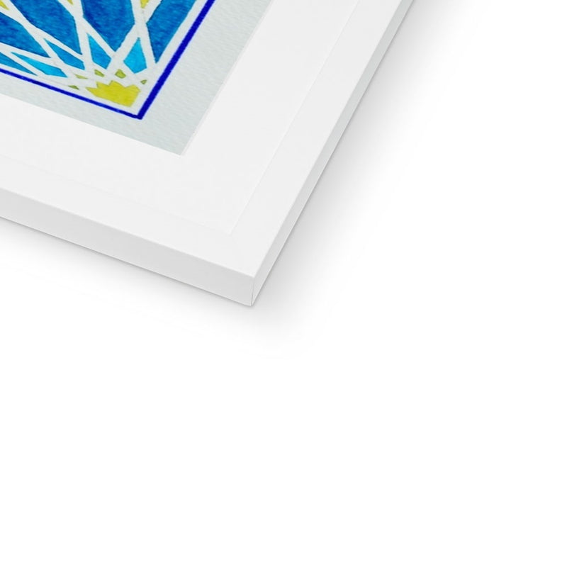 Turquoise Framed Print | Marido Coulon