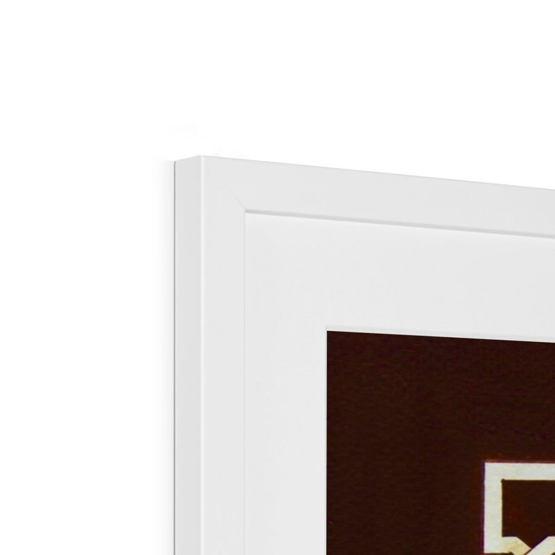 Square of Chocolate Framed Print | Marido Coulon