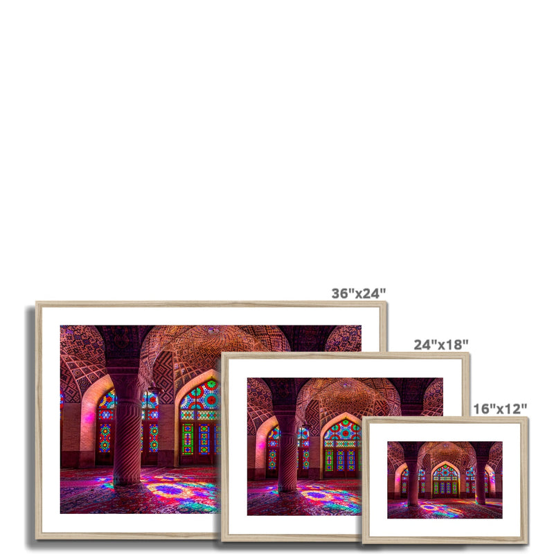 Nasirol Molk Mosque Shiraz Framed Print | Ayaz Ali