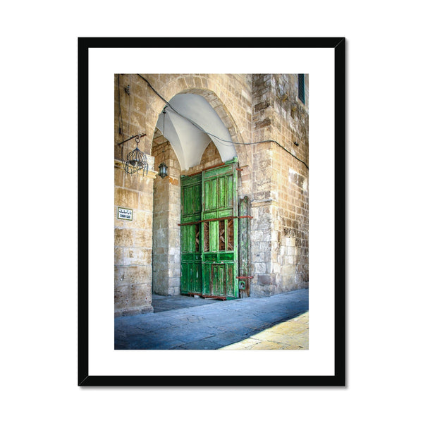 Door in Jerusalem, Palestine Framed Print | Sara Russell