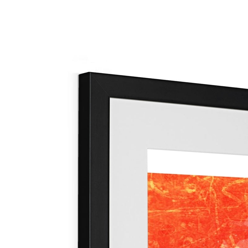 Calligraffiti Circle Framed Print | Teakster