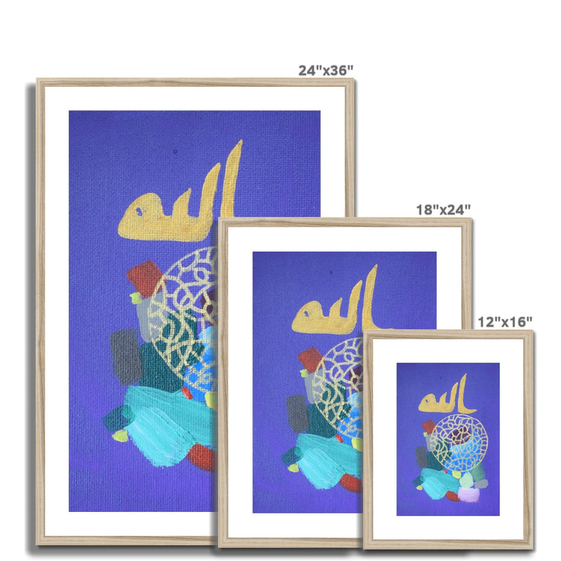 Allah Framed Print | Ayrat Khismatullin