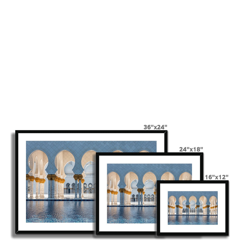 Sheikh Zayed 2 Framed Print | Ayaz Ali