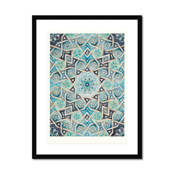 Baraka Blues Framed Print | Margi Lake