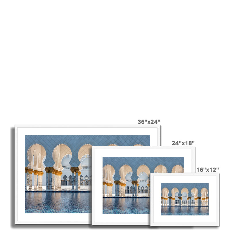 Sheikh Zayed 2 Framed Print | Ayaz Ali