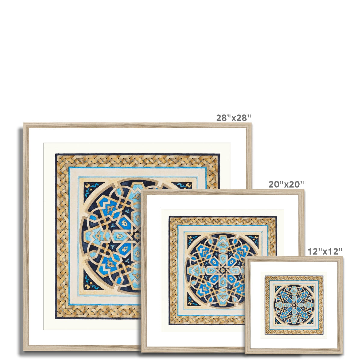 Maghrebi Quran Mounted Print | Margi Lake