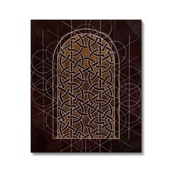 Damascus Window Canvas | Zeynep Iqbal