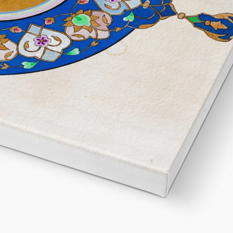 Ultramarine Shamsa Canvas | Emily Washington