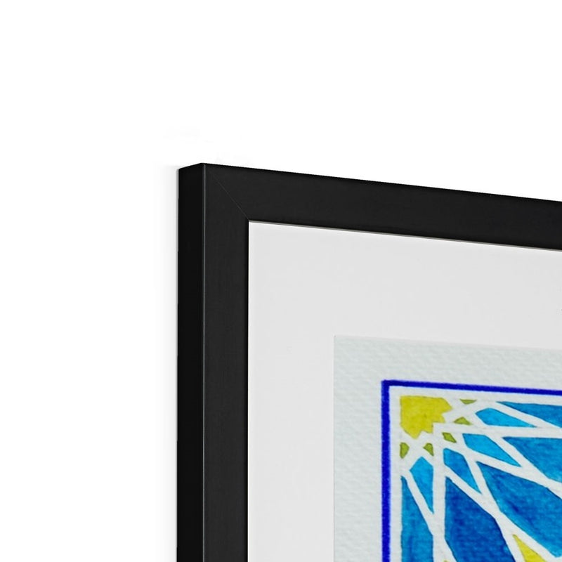 Turquoise Framed Print | Marido Coulon