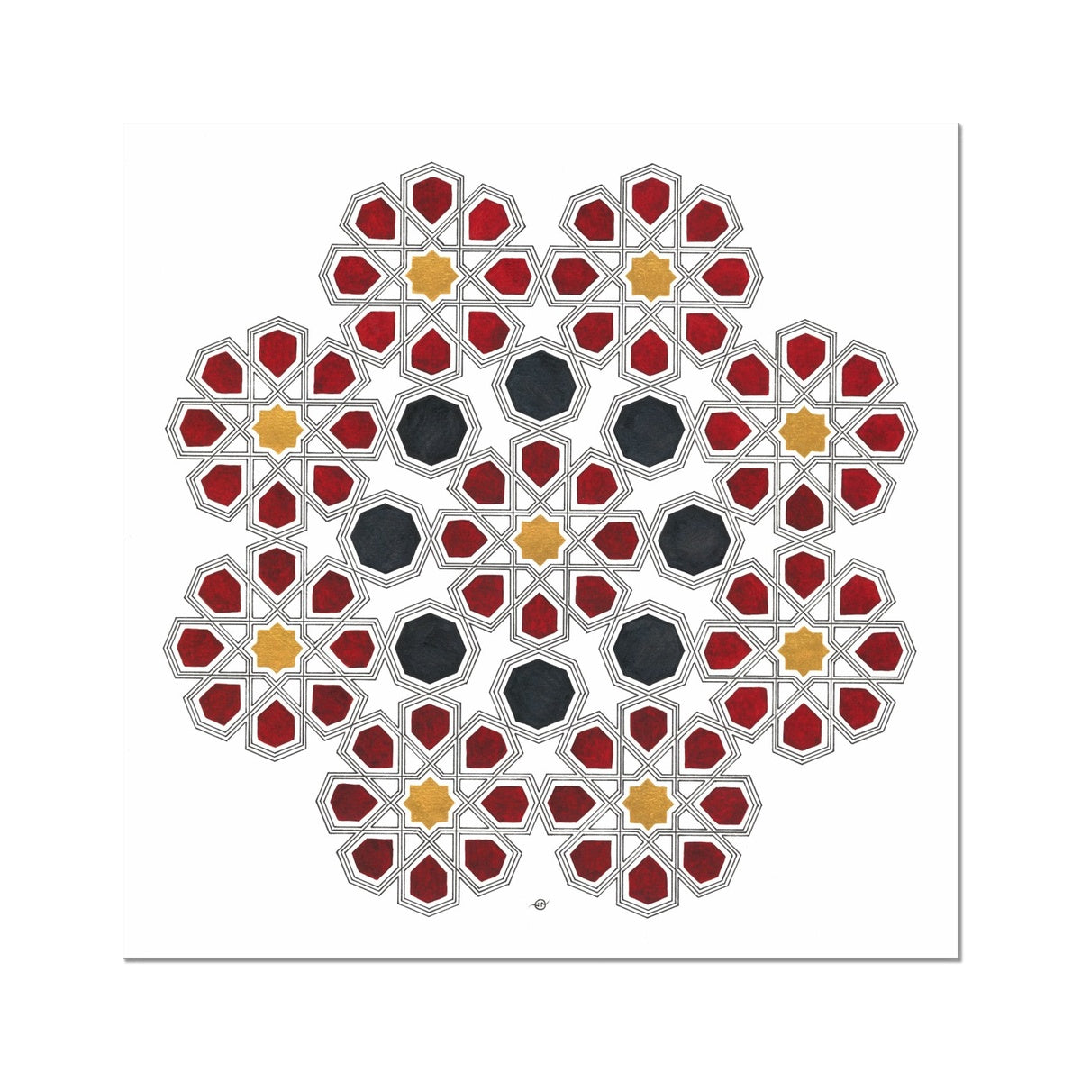 Sultan Lajins Minbar Art Print | Lieve Oudejans