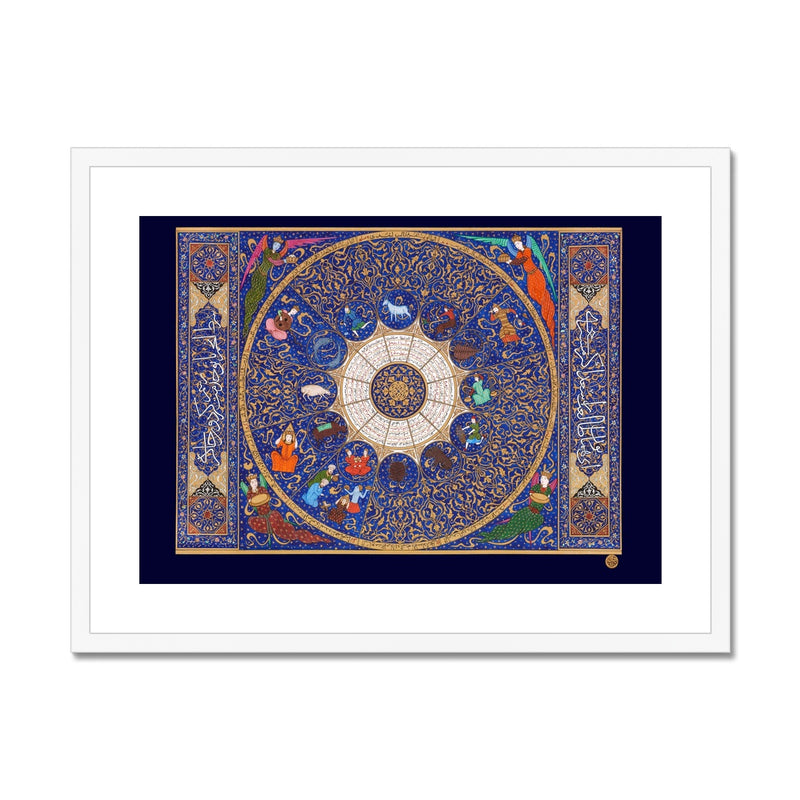 Iskandar Horoscope Framed Print | Zeynep Elci