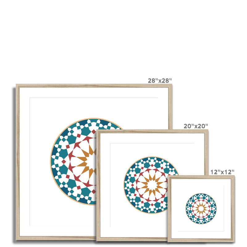 The Circle Framed Print | Islam Farid