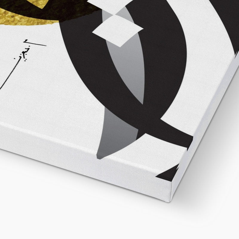 Abstracted Letters 2 Canvas | Mohammed Abdel Aziz