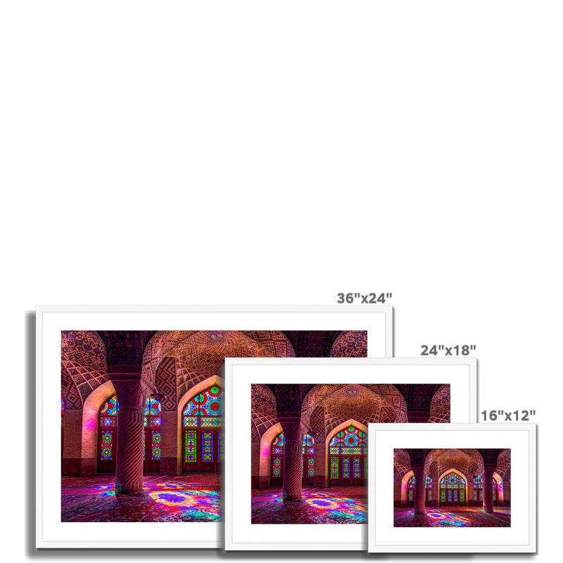 Nasirol Molk Mosque Shiraz Framed Print | Ayaz Ali