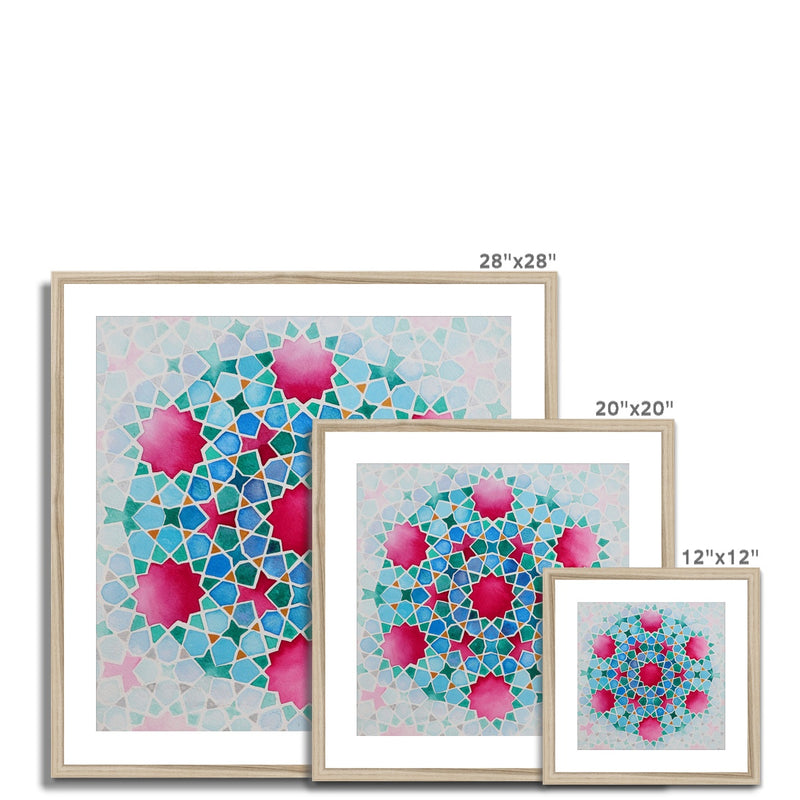 Persian Pattern Framed Print | Samira Mian