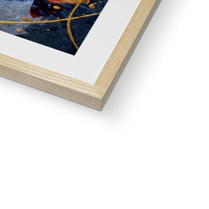 Calligraphy 17 Framed Print | Irfan Mirza