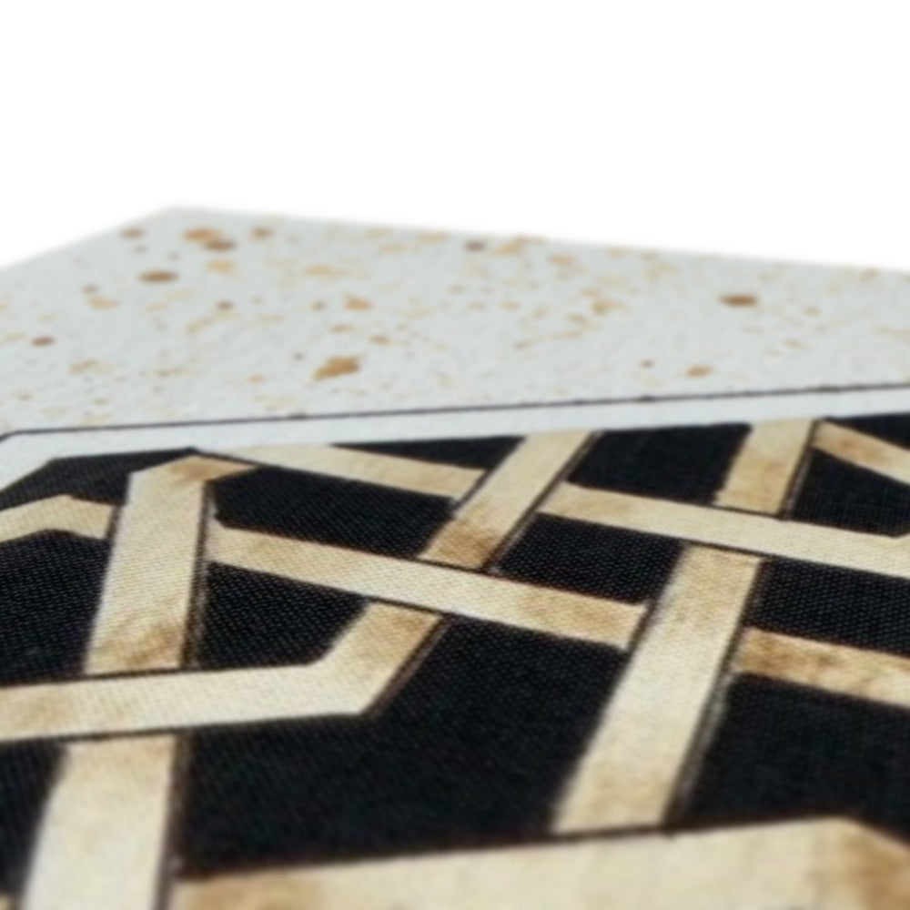 Black Hexagon Canvas | Marido Coulon