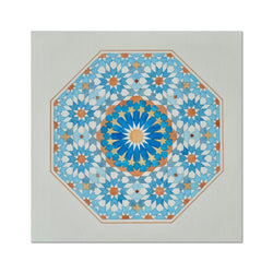 Blue Octagon Art Print | Marido Coulon
