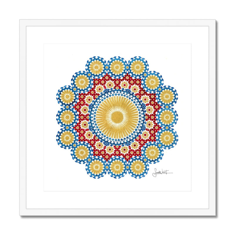 Heart Of Gold Framed Print | Sandy Kurt