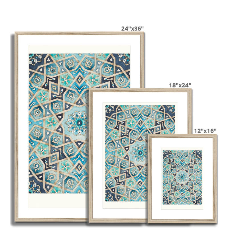 Baraka Blues Framed Print | Margi Lake