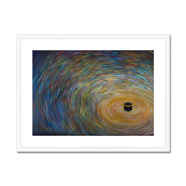 Journey around the Kaabah Framed Print | Siddiqa Juma