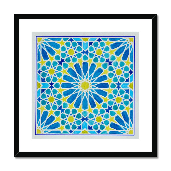 Turquoise Framed Print | Marido Coulon