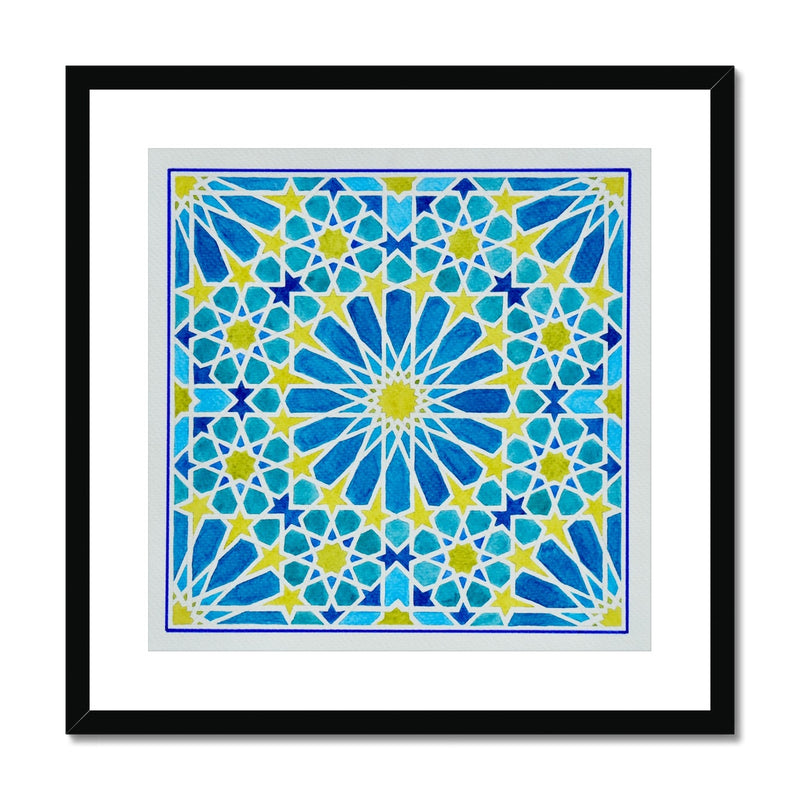 Turquoise Framed Print | Marido Coulon