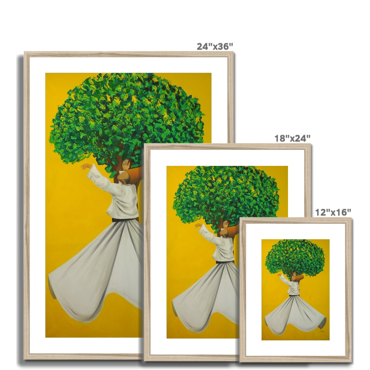 Sufi 4 Framed Print | Sadaf Farasat