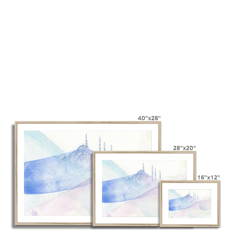 Blue Mosque | Nadia Djavanshir Framed & Mounted Print