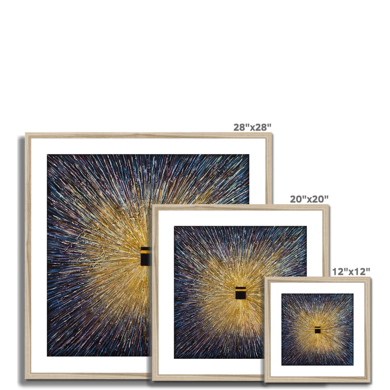 Supernova Framed Print | Siddiqa Juma