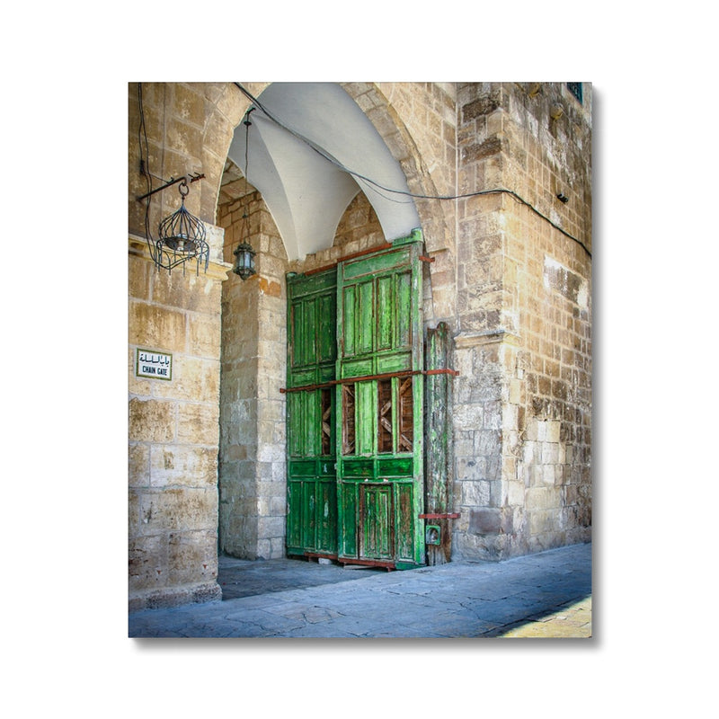 Door in Jerusalem, Palestine Canvas | Sara Russell