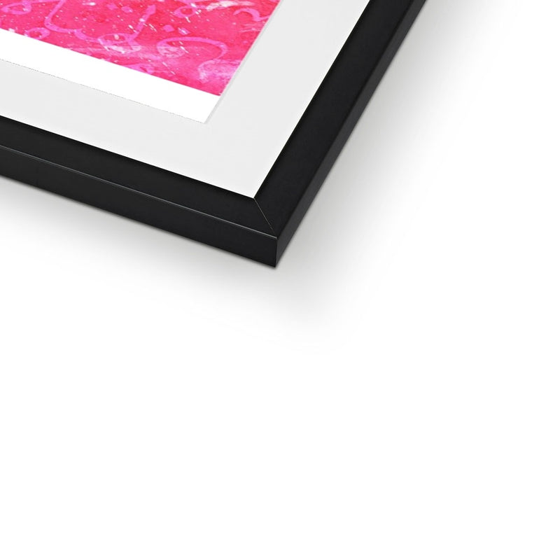 Calligraffiti Circle Framed Print | Teakster
