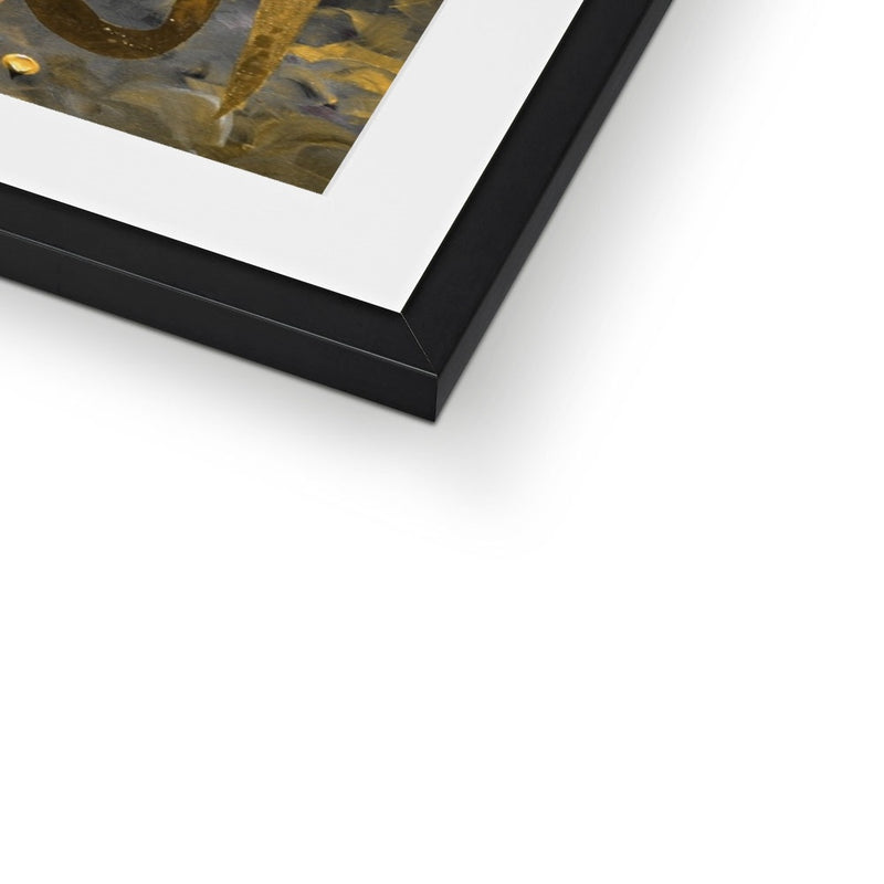 Calligraphy X2 Framed Print | Irfan Mirza