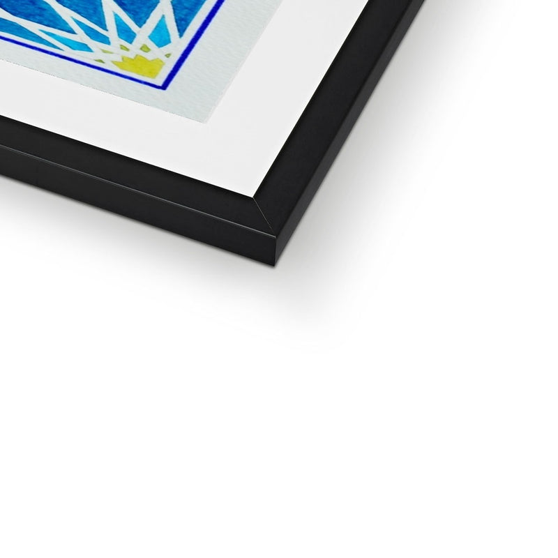 Turquoise Framed Print | Marido Coulon