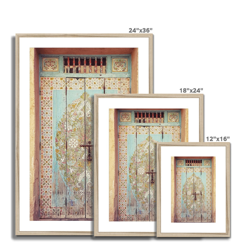 Painted Door Framed Print | Abu Ayyub