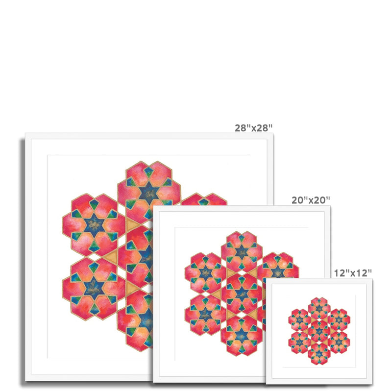 Red Framed Print | Clarissa Grandi