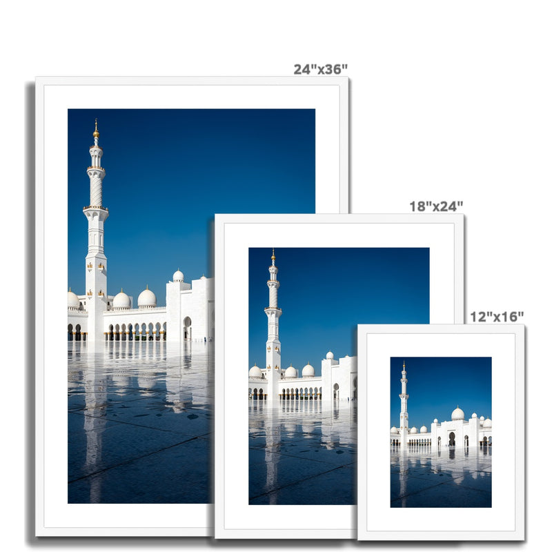 Sheikh Zayed 4 Framed Print | Ayaz Ali
