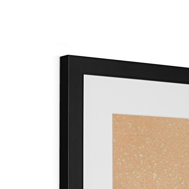 Alif | Rakhshinda Arshad Framed & Mounted Print