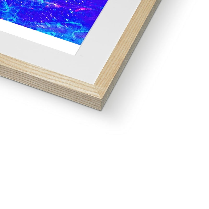 Calligraffiti Pentagon Framed Print | Teakster