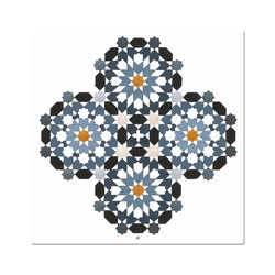Morrocan Rosettes Art Print | Lieve Oudejans