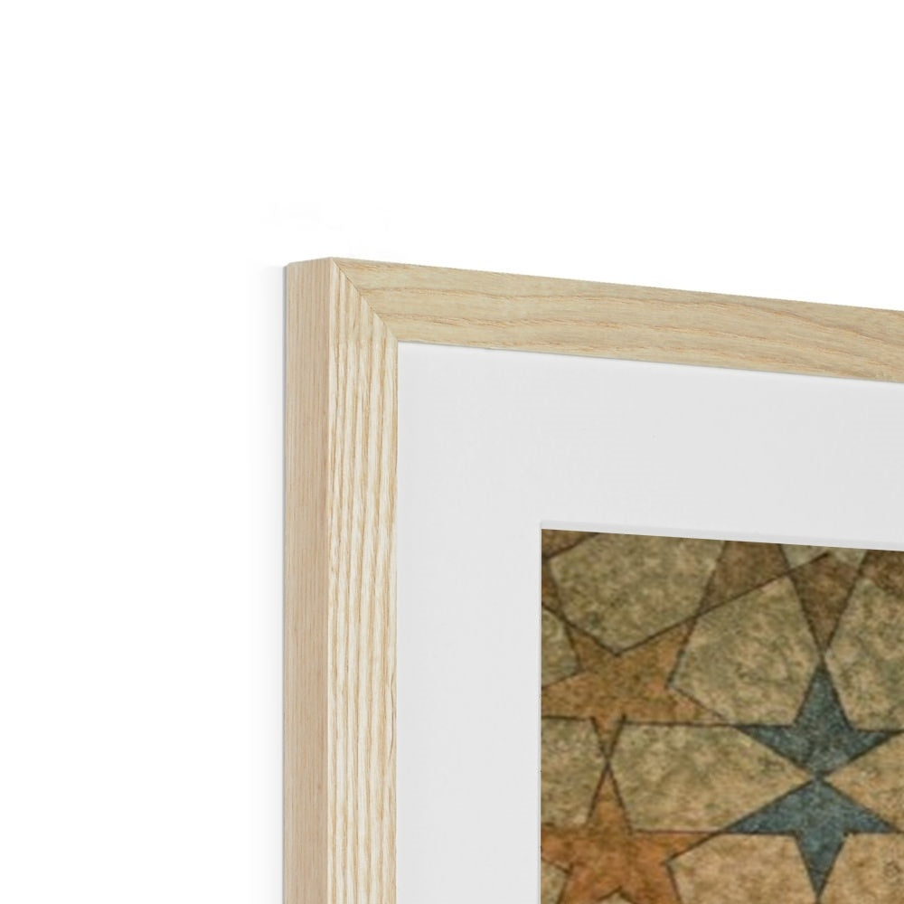 Dervish Geometry Framed Print | Fatimah Agha