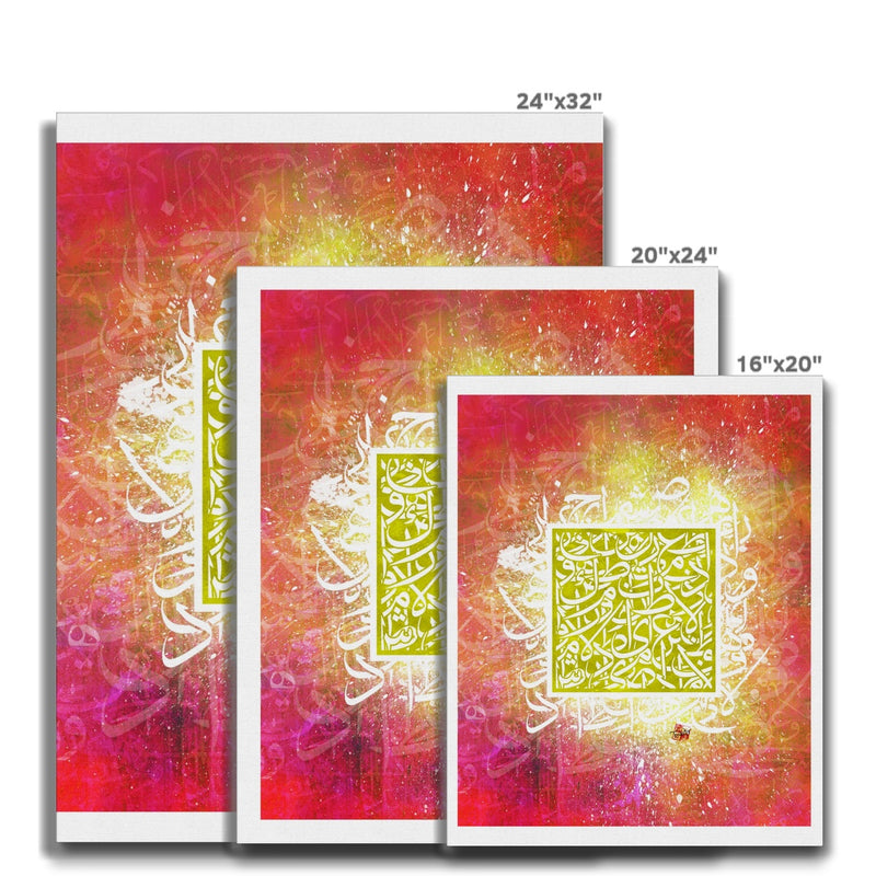 Calligraffiti Square Canvas | Teakster