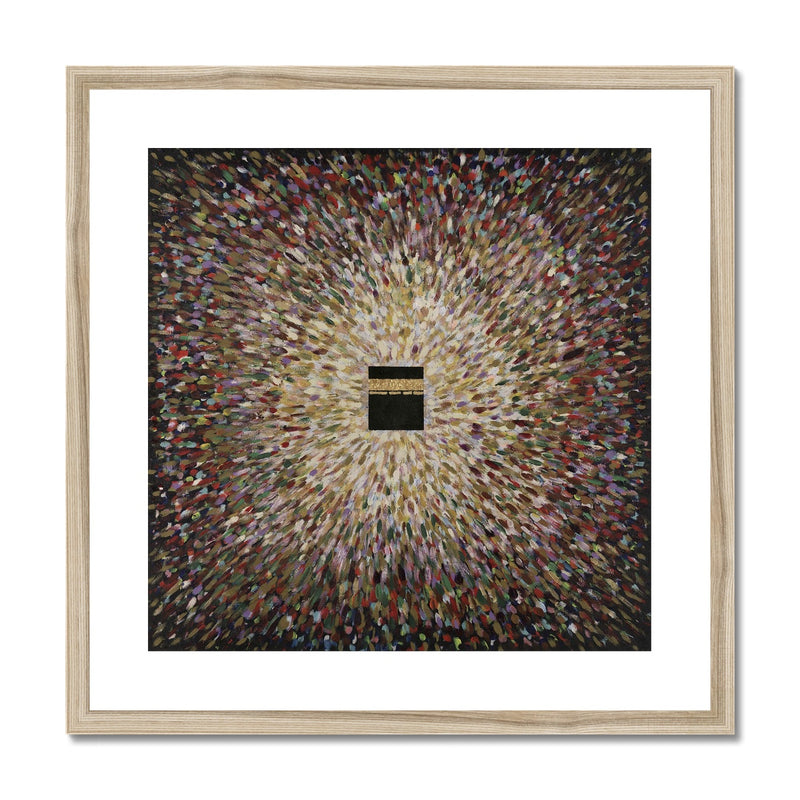 Journey around the Kaabah 2 Framed Print | Siddiqa Juma