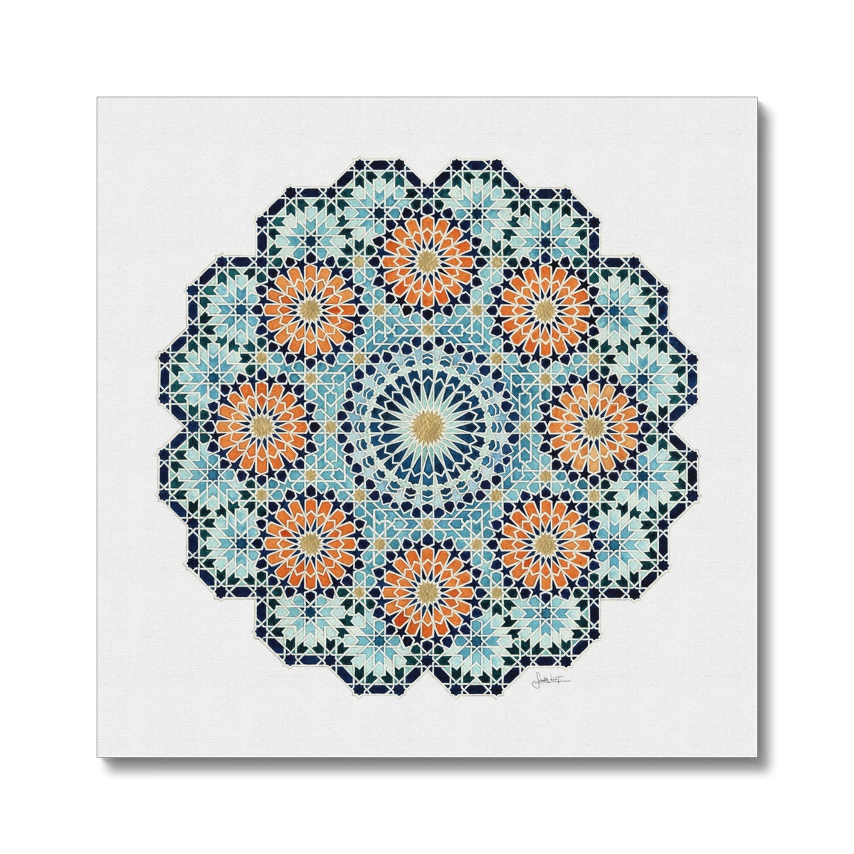 Blue Sun Canvas| Sandy Kurt