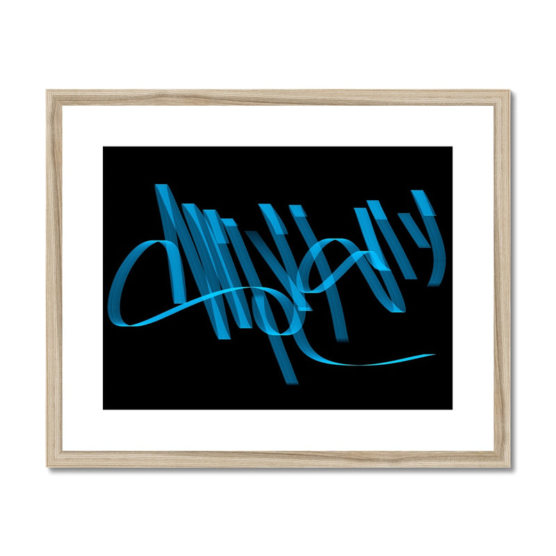 Digital La Ilaha Ilallah | Siddiqa Juma Framed & Mounted Print